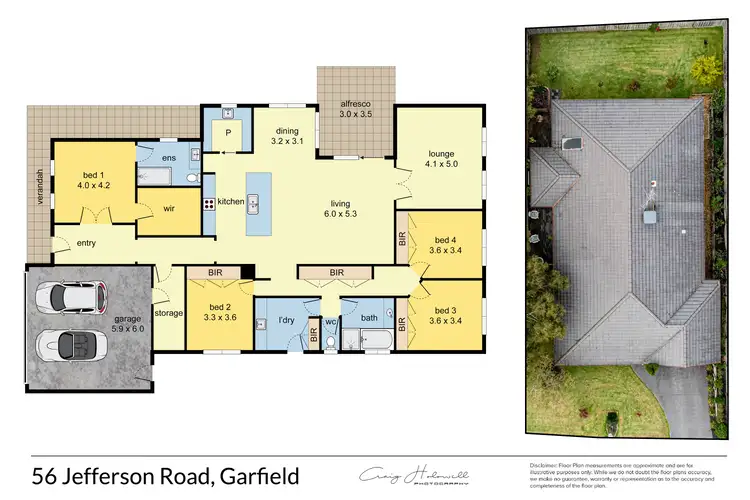 Floorplan of Homely house listing, 56 Jefferson Road, Garfield VIC 3814