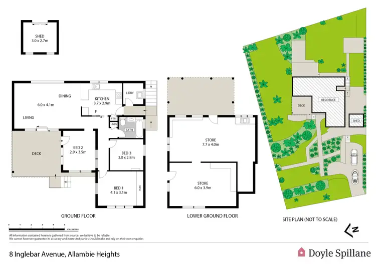 Floorplan of Homely house listing, 8 Inglebar Avenue, Allambie Heights NSW 2100