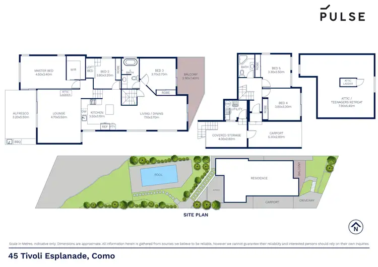 Floorplan of Homely house listing, 45 Tivoli Esplanade, Como NSW 2226