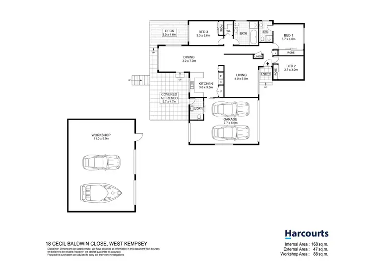 Floorplan of Homely house listing, 18 Cecil Baldwin Close, West Kempsey NSW 2440