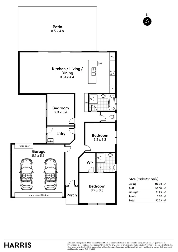 Floorplan of Homely house listing, 22 Adel Circuit, Huntfield Heights SA 5163