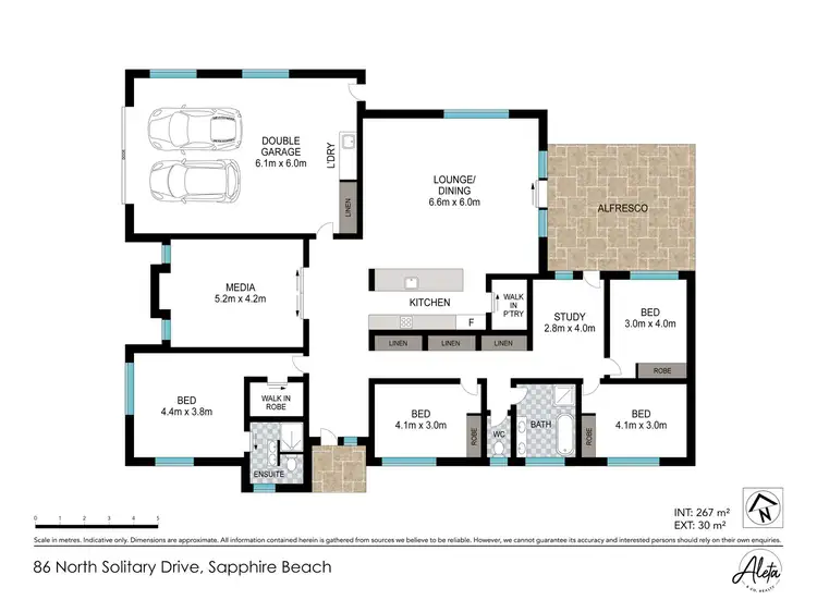 Floorplan of Homely house listing, 86 North Solitary Drive, Sapphire Beach NSW 2450