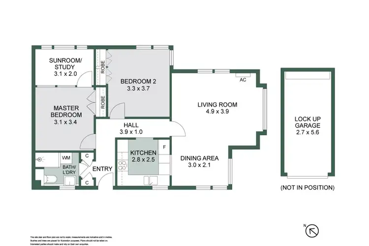Floorplan of Homely apartment listing, 8/6 Woonsocket Court, St Kilda VIC 3182