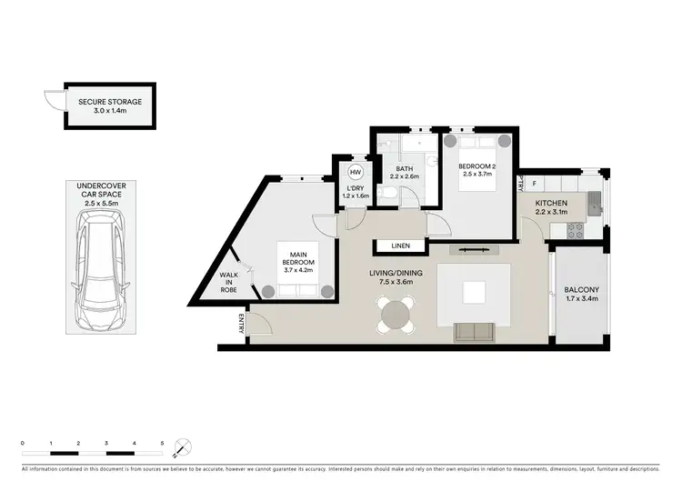 Floorplan of Homely apartment listing, 13/10 Bentley Street, Balgowlah NSW 2093