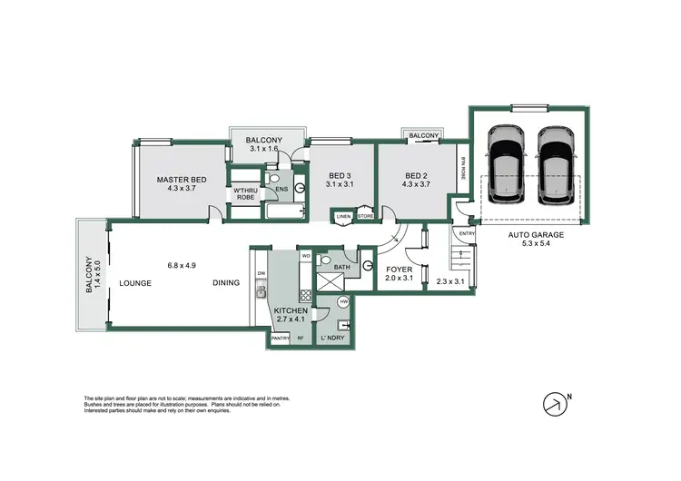 Floorplan of Homely unit listing, 2/57 Lauderdale Avenue, Fairlight NSW 2094