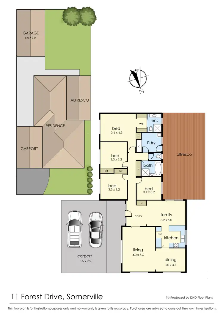 Floorplan of Homely house listing, 11 Forest Drive, Somerville VIC 3912