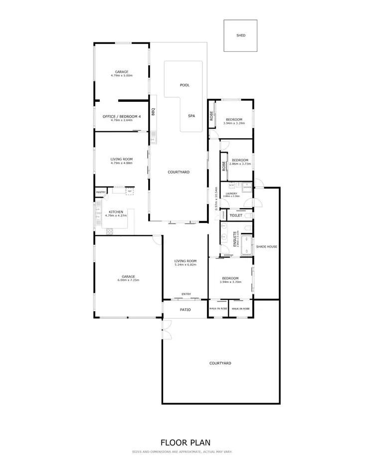 Floorplan of Homely house listing, 22 Cicero Close, Mooroobool QLD 4870
