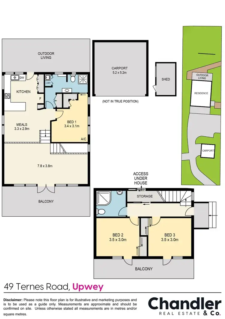 Floorplan of Homely house listing, 49 Ternes Road, Upwey VIC 3158
