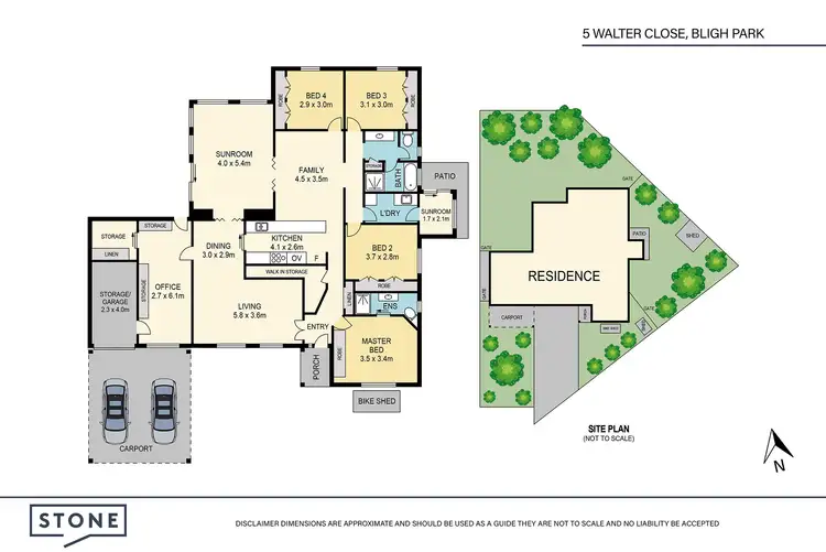 Floorplan of Homely house listing, 5 Walter Close, Bligh Park NSW 2756