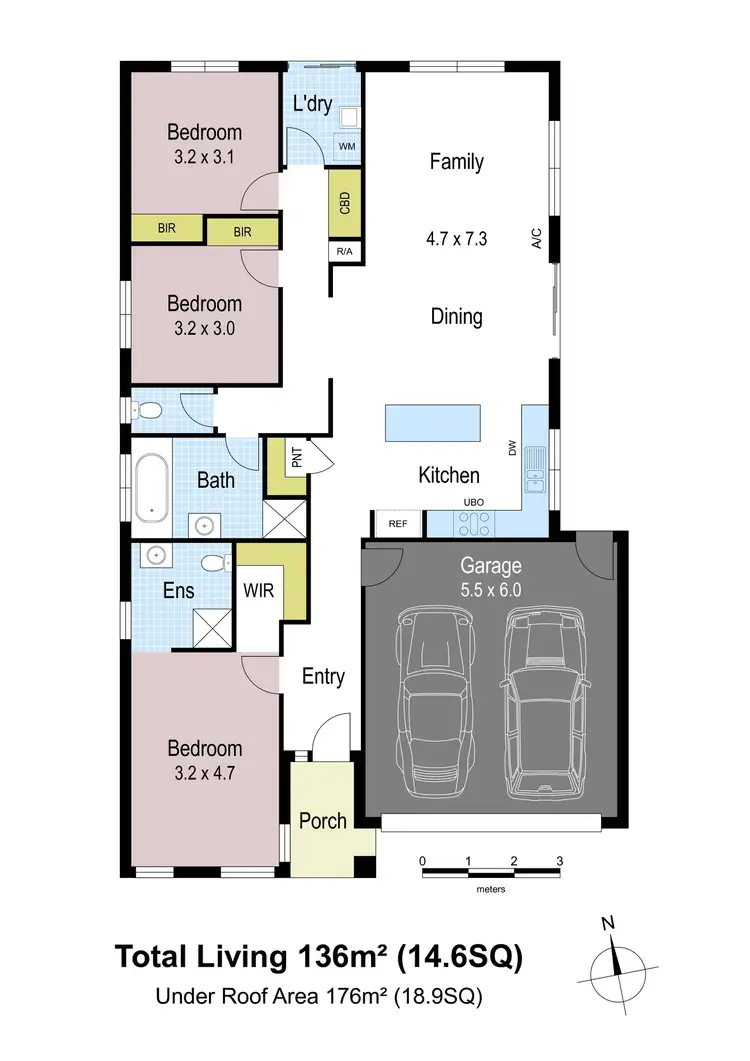 Floorplan of Homely house listing, 44 Summerhill Boulevard, Drouin VIC 3818