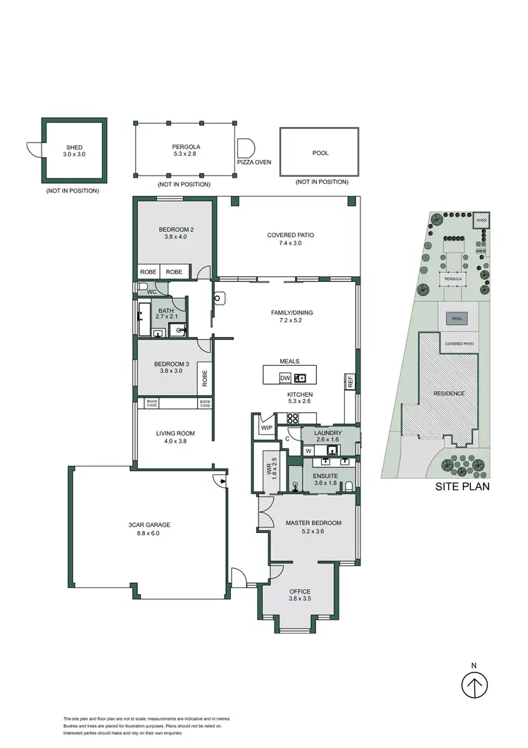 Floorplan of Homely house listing, 10 Fairway Crescent, Mccrae VIC 3938