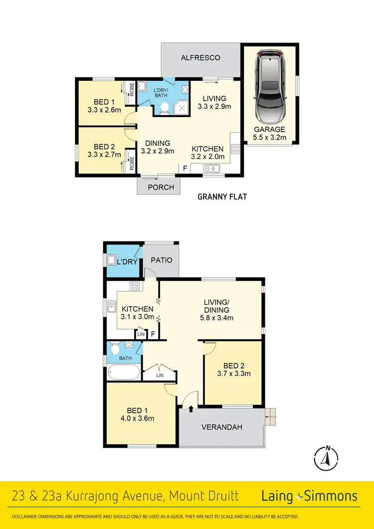Floorplan of Homely house listing, 23 & 23a Kurrajong Avenue, Mount Druitt NSW 2770