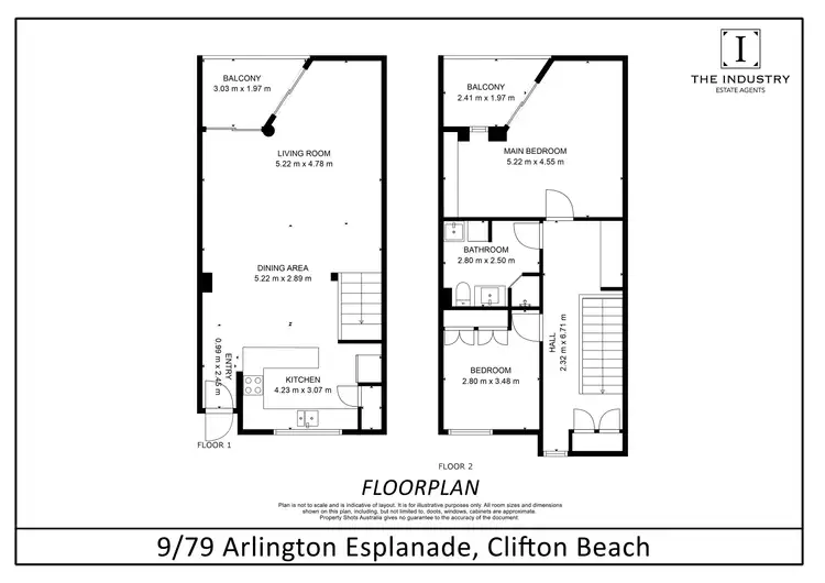 Floorplan of Homely unit listing, 9/79 Arlington Esplanade, Clifton Beach QLD 4879