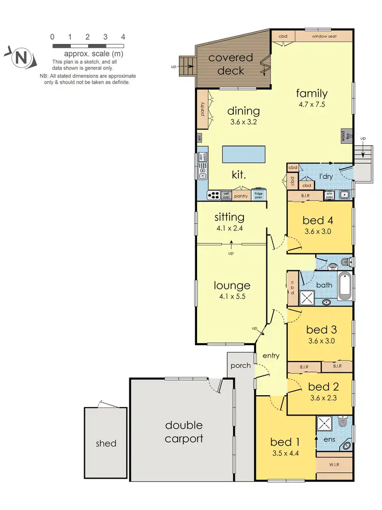 Floorplan of Homely house listing, 41 Narr-Maen Drive, Croydon Hills VIC 3136
