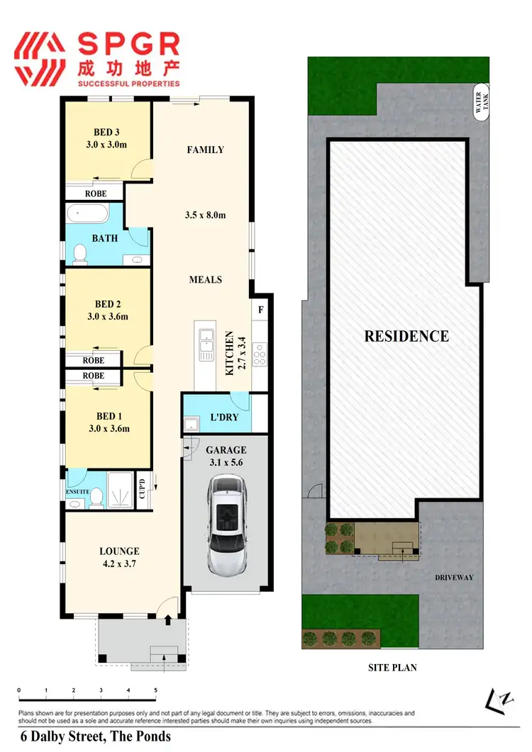 Floorplan of Homely house listing, 6 Dalby Street, The Ponds NSW 2769