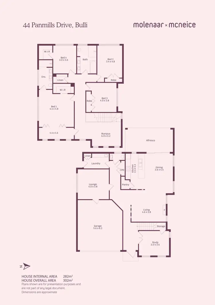 Floorplan of Homely house listing, 44 Panmills Drive, Bulli NSW 2516