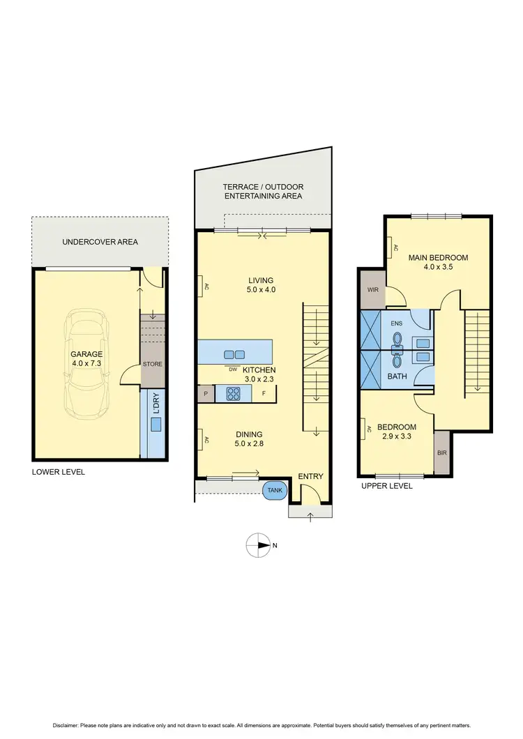 Floorplan of Homely townhouse listing, 2/13 Fawkner Road, Pascoe Vale VIC 3044