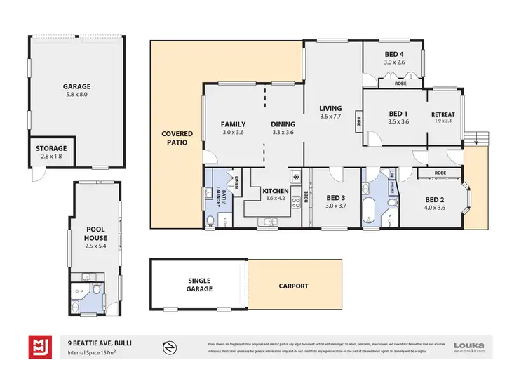 Floorplan of Homely house listing, 9 Beattie Avenue, Bulli NSW 2516