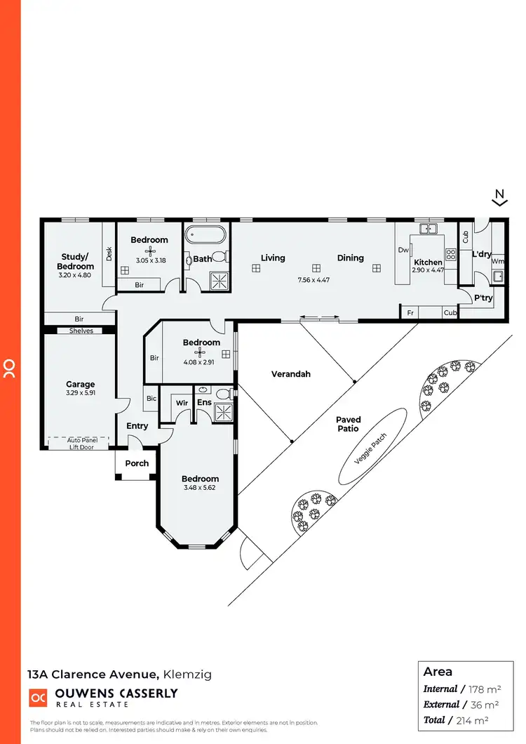 Floorplan of Homely house listing, 13A Clarence Avenue, Klemzig SA 5087