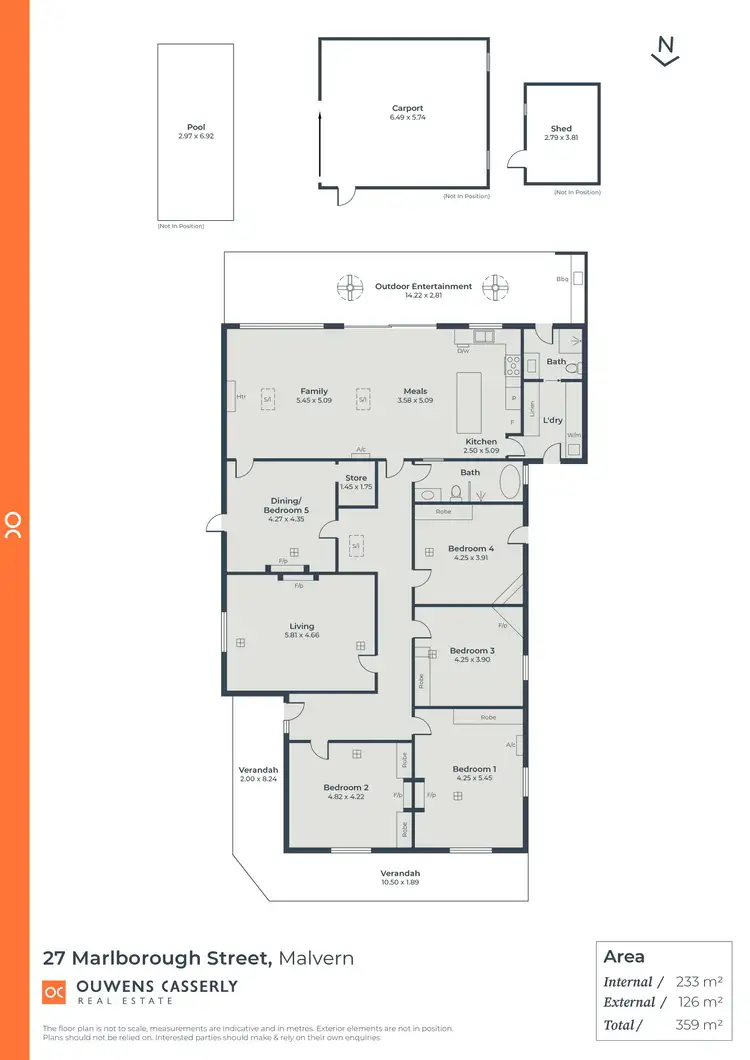Floorplan of Homely house listing, 27 Marlborough Street, Malvern SA 5061