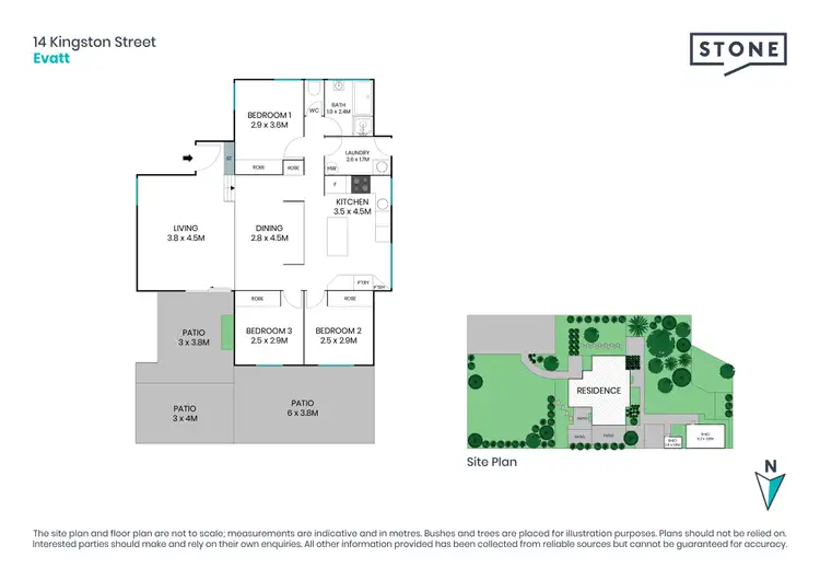 Floorplan of Homely house listing, 14 Kingston Street, Evatt ACT 2617