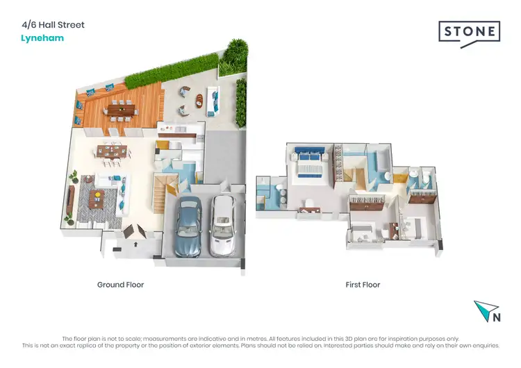 Floorplan of Homely townhouse listing, 4/6 Hall Street, Lyneham ACT 2602
