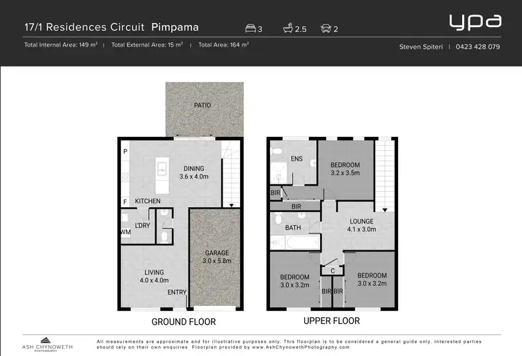 Floorplan of Homely townhouse listing, 17/1 Residences Circuit, Pimpama QLD 4209