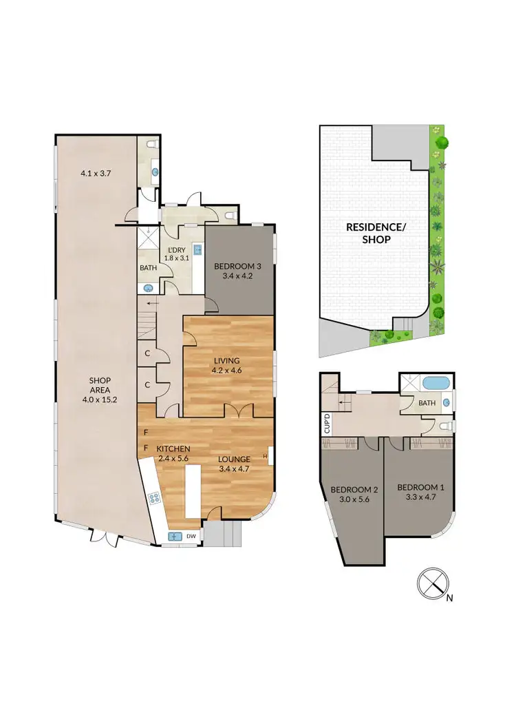 Floorplan of Homely house listing, 230 Grant Street, Golden Point VIC 3350