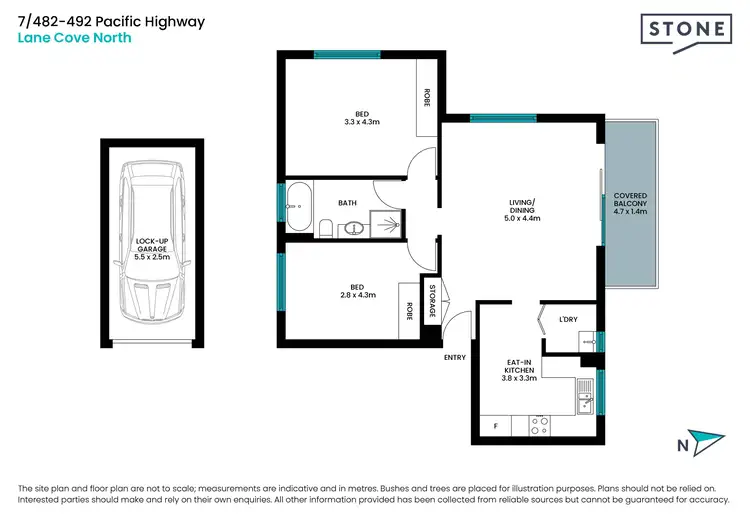 Floorplan of Homely apartment listing, 7/482-492 Pacific Highway, Lane Cove North NSW 2066