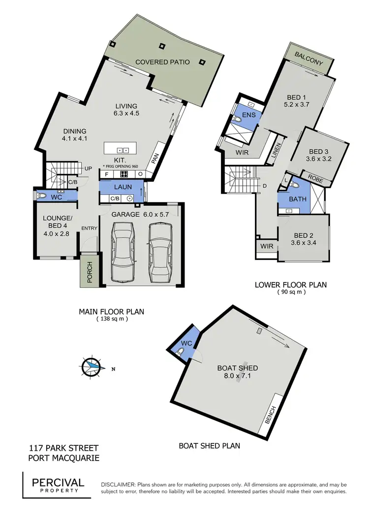 Floorplan of Homely house listing, 117 Park Street, Port Macquarie NSW 2444
