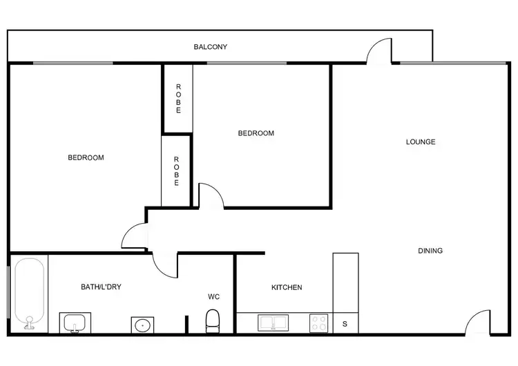 Floorplan of Homely apartment listing, 3/92 Hodgson Crescent, Pearce ACT 2607