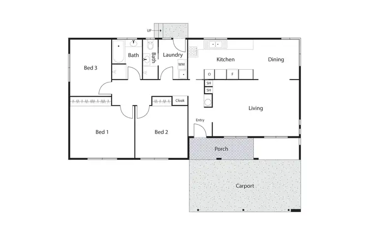 Floorplan of Homely house listing, 62 Bingham Circuit, Kaleen ACT 2617