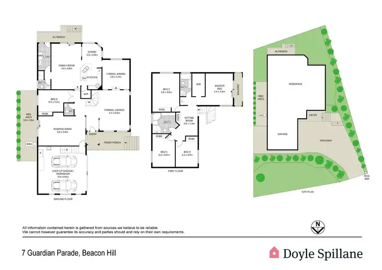 Floorplan of Homely house listing, 7 Guardian Parade, Beacon Hill NSW 2100