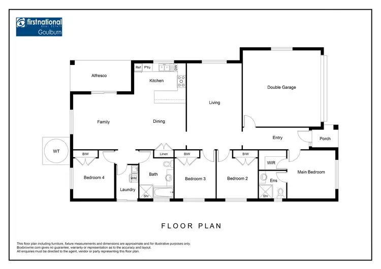 Floorplan of Homely house listing, 3 Redman Circuit, Goulburn NSW 2580