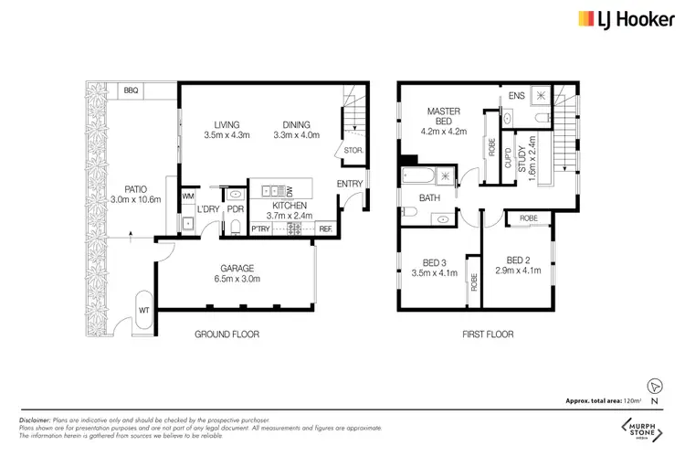 Floorplan of Homely townhouse listing, 2/6 O'Neill Street, Queanbeyan East NSW 2620