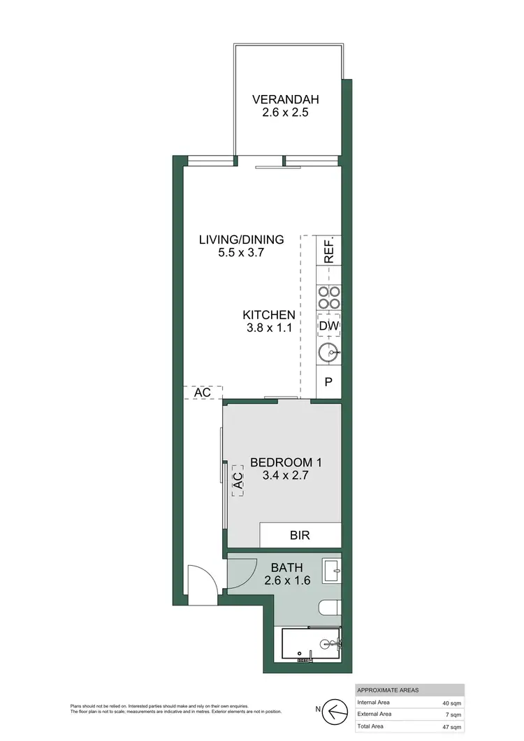 Floorplan of Homely apartment listing, 602/16 Holdfast Promenade, Glenelg SA 5045