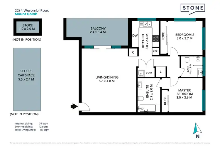 Floorplan of Homely apartment listing, 22/4 Werombi Road, Mount Colah NSW 2079