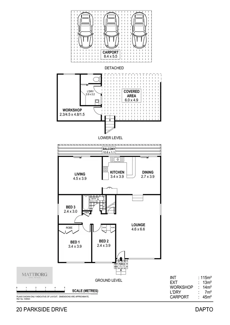 Floorplan of Homely house listing, 20 Parkside Drive, Dapto NSW 2530