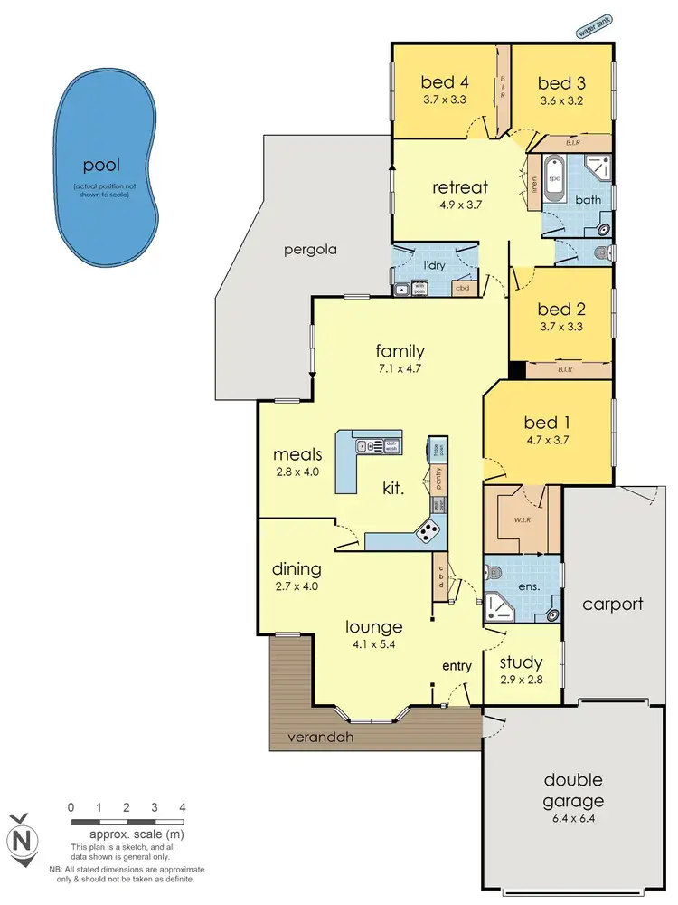 Floorplan of Homely house listing, 6 Pezzimenti Place, Wonga Park VIC 3115