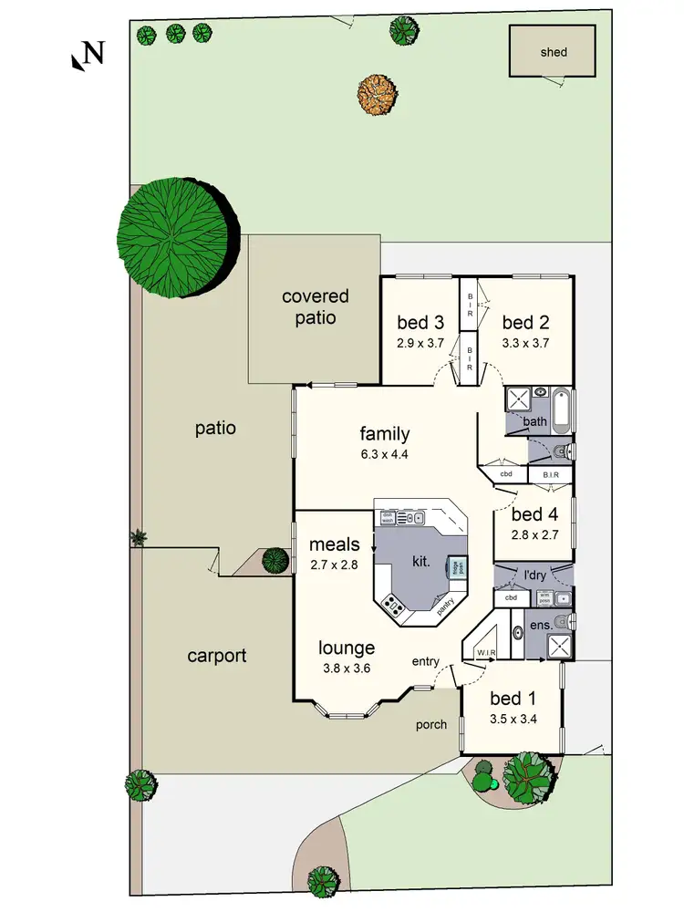 Floorplan of Homely house listing, 11 Park Lane, Lilydale VIC 3140