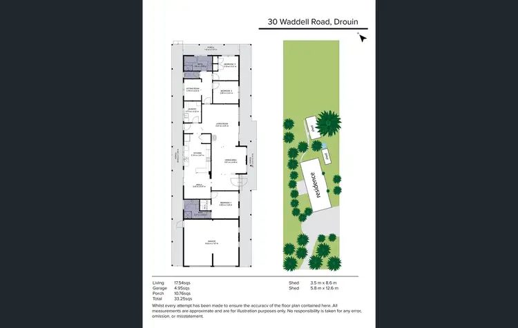 Floorplan of Homely house listing, 30 Waddell Road, Drouin VIC 3818