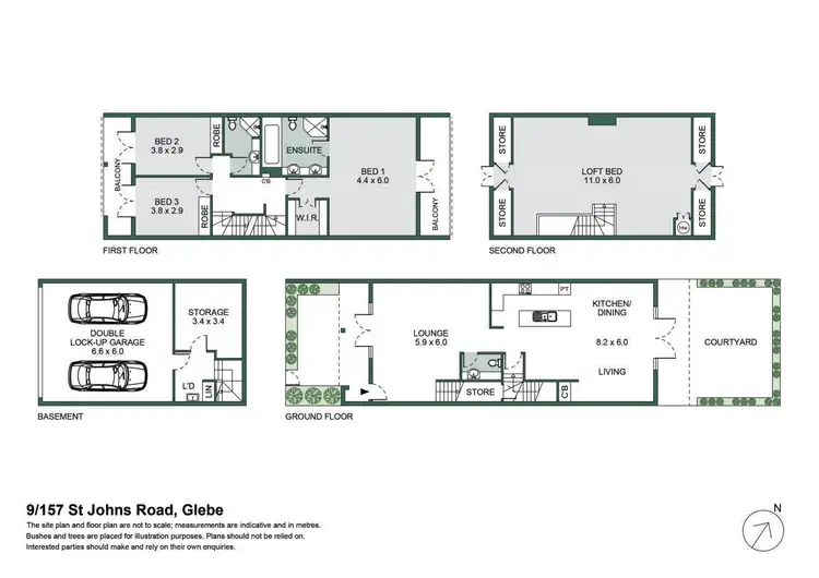 Floorplan of Homely townhouse listing, 9/157-163 St Johns Road, Glebe NSW 2037