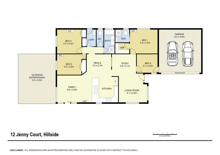 Floorplan of Homely house listing, 12 Jenny Court, Hillside VIC 3037