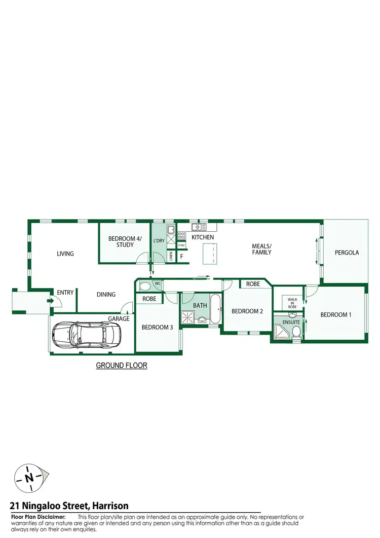 Floorplan of Homely house listing, 21 Ningaloo Street, Harrison ACT 2914