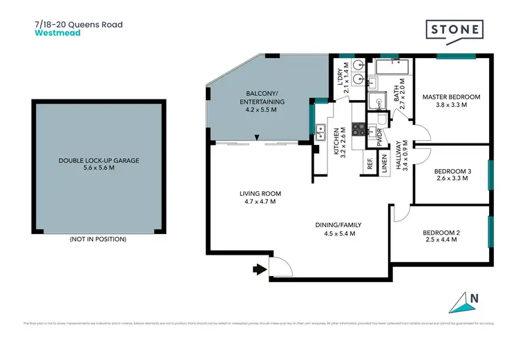 Floorplan of Homely apartment listing, 7/18-20 Queens Road, Westmead NSW 2145
