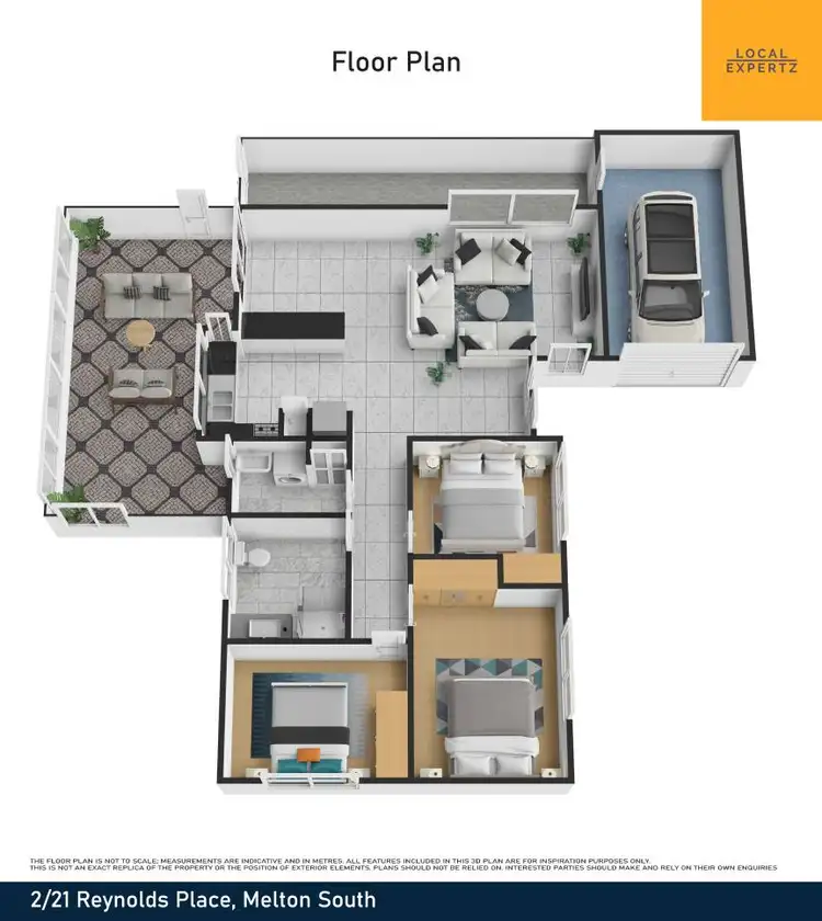 Floorplan of Homely house listing, 2/21 Reynolds Place, Melton South VIC 3338