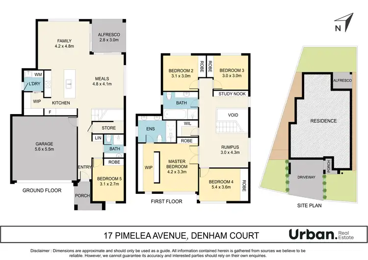 Floorplan of Homely house listing, 17 Pimelea Avenue, Denham Court NSW 2565