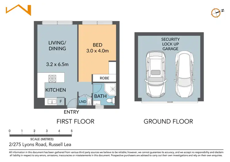 Floorplan of Homely apartment listing, 2/275 Lyons Road, Russell Lea NSW 2046