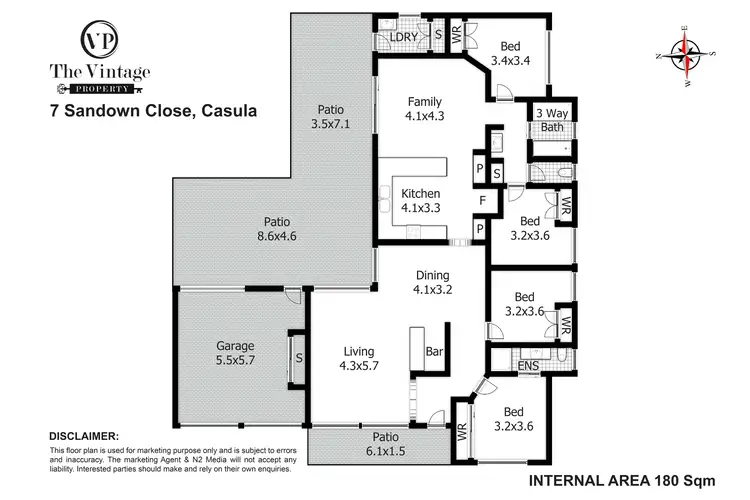 Floorplan of Homely house listing, 7 Sandown Close, Casula NSW 2170