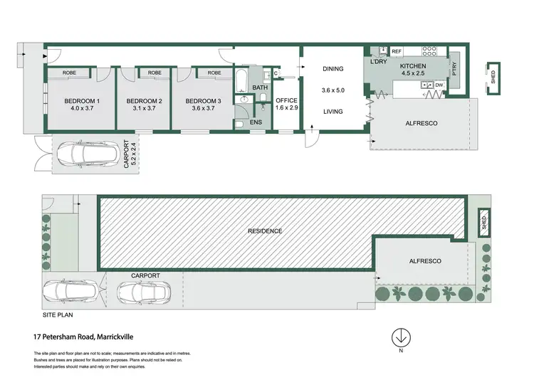Floorplan of Homely house listing, 17 Petersham Road, Marrickville NSW 2204